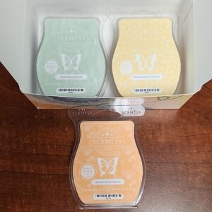Scentsy Wax Bars Trio - Rosemary & Mint, Chamomile & Vanilla, Lemon & Mandarin